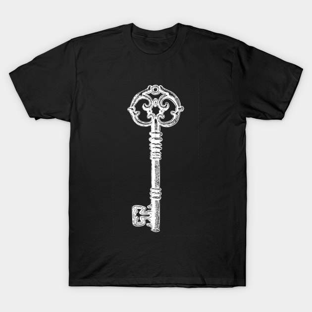 vintage key T-Shirt by Lamink